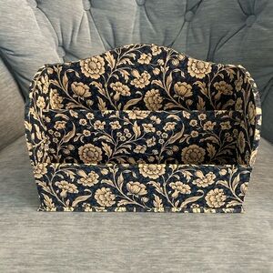 Vintage made in Italy desk accessory letter paper holder